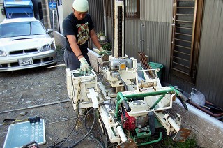 地盤調査　（Ｔ邸現場･注文住宅）