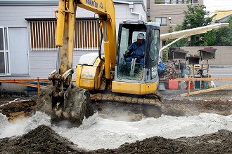 表層改良工事