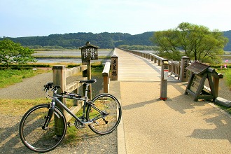 蓬莱橋　（クロスバイクにて）