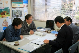 木造住宅　　材種打合せ　