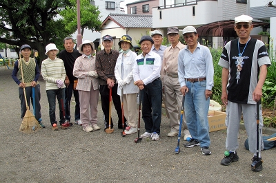 町内のグランドゴルフ『全員集合～！』