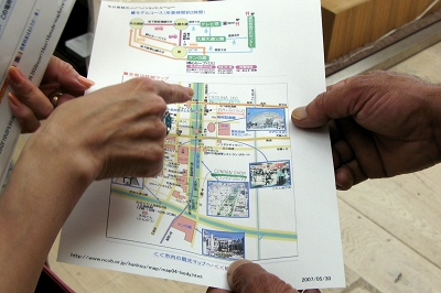 インテリアショップめぐり　地図を片手に！