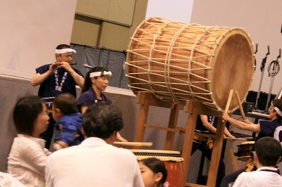 地球環境祭　オープニングの大太鼓