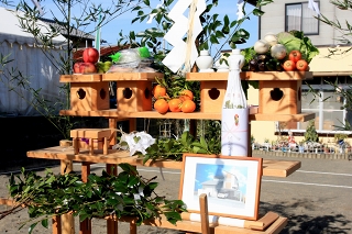 地鎮祭祭壇　Ｍ邸地鎮祭