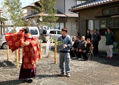 静岡市駿河区中田　Ｋ邸地鎮祭