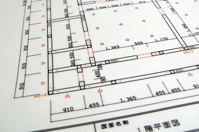 基礎図面　アンカー位置図　