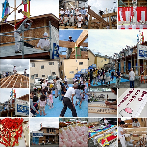 御上棟おめでとうございます！Ｓ様邸餅巻き