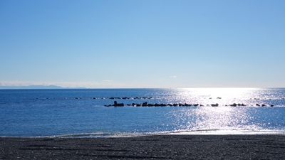 用宗海岸より・・・・。